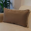Ver imagem 2 de Capa de Almofada Atelier Cordão Retangular Caramelo 50x30