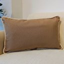 Ver imagem 1 de Capa de Almofada Atelier Cordão Retangular Caramelo 50x30