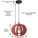 Ver imagem 3 de Luminária Lustre Pendente Caroá New York Noite Madeira Teto Sala Quarto Cozinha Balcão Marsala