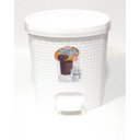 Ver imagem 2 de Lixeira com Pedal Rattan 6L Branco