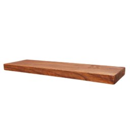 Kit 2 Prateleiras Madeira Maciça Pinus Com Suporte Invisível - 2