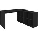 Ver imagem 1 de Escrivaninha Mesa Escritorio 8 Nichos Ne6 Preto Arty
