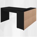 Ver mais imagens de Escrivaninha Mesa Escritorio 8 Nichos Ne6 Preto Arty