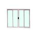 Ver imagem 1 de Janela de Correr 4 Folhas de Alumínio Branco 120x150