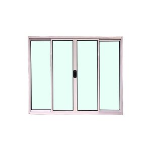 Janela de Correr 4 Folhas de Alumínio Branco 120x150