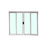 Janela de Correr 4 Folhas de Alumínio Branco 120x150 - 1