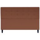 Ver imagem 1 de Cabeceira Cama Ivy King Ivy 195 Cm Suede Terracota, Suede