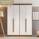 Ver imagem 6 de Guarda-Roupa Closet 2 Módulos Roupeiro 4 Portas 4 Gavetas Versatille Yescasa