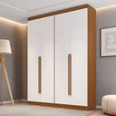 Ver imagem 1 de Guarda-Roupa Closet 2 Módulos Roupeiro 4 Portas 4 Gavetas Versatille Yescasa