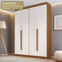 Ver imagem 5 de Guarda-Roupa Closet 2 Módulos Roupeiro 4 Portas 4 Gavetas Versatille Yescasa