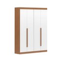Ver imagem 2 de Guarda-Roupa Closet 2 Módulos Roupeiro 4 Portas 4 Gavetas Versatille Yescasa