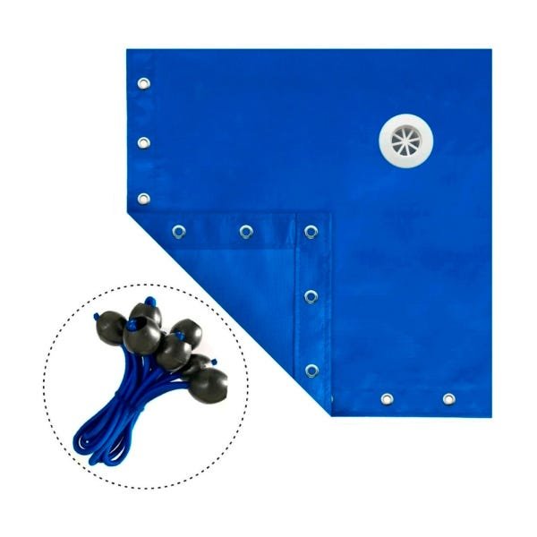 Capa Piscina para Proteção Azul 500 Micras - 9x5 - 1
