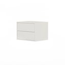 Ver imagem 3 de Mesa de Cabeceira Suspensa Har 2 Gavetas - 45 Cm X 35 Cm - Tauari / Telinha Rattan Off White Suave