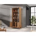 Ver imagem 5 de Conjunto Buffet + Cristaleira Lizz Cedro Casa D Móveis