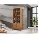 Ver imagem 2 de Conjunto Buffet + Cristaleira Lizz Cedro Casa D Móveis
