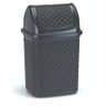 LIXEIRA PIA BASCULANTE RATTAN 4,5L PRETO - 1