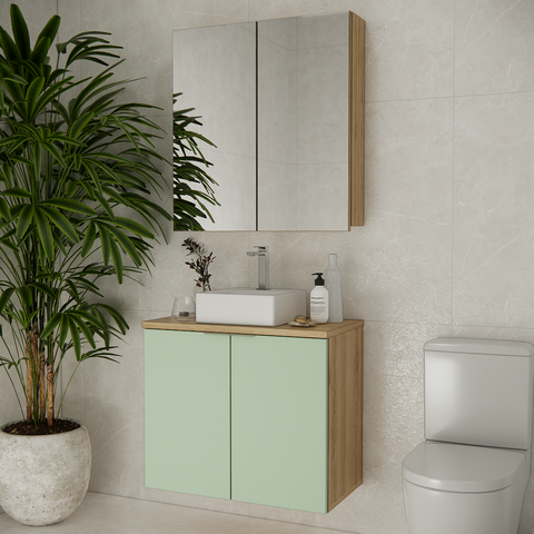 Conjunto Nature 75cm Estilare Cnj4012 Carvalho/verde