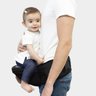 Cinto Assento para Carregar Bebê Buba Canguru Cinta para Cintura até 25Kg Preto - 6
