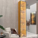 Ver imagem 5 de Cristaleira 1 Porta 38cm com Espelho e LED