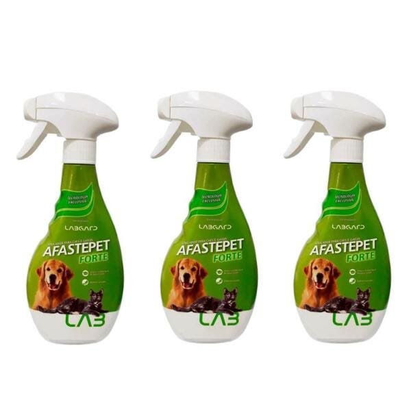 Combo 3Un Educador Afaste Pet Forte Spray 500Ml Cada - 1