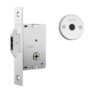 Fechadura para Porta de Correr Simples 1008 Chave Tetra Stam