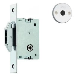 Fechadura para Porta de Correr Simples 1008 Chave Tetra Stam - 3