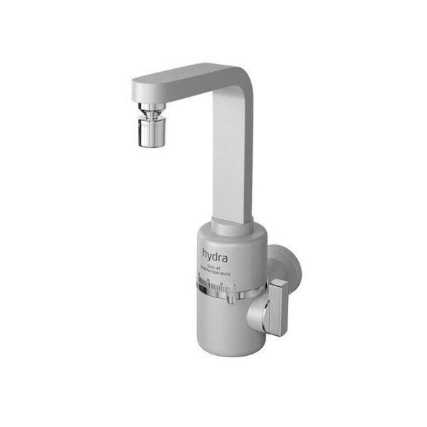 Torneira HYDRA MULT SLIM Parede 4T 5500W 220V Prata Fosco - 1