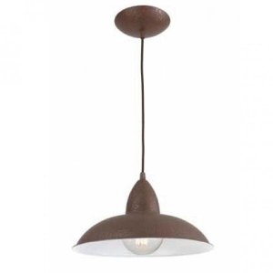 Pendente Cúpula Alumínio Redondo 31cm Turim Madelustre