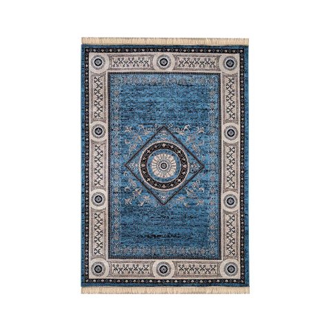 Tapete para Sala Belga Bruxelas 9 Azul 2,50x3,00m - Edantex