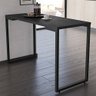 Mesa de Cozinha Multiuso Lanche Rápido Estilo Industrial 120x50cm BP Prattica F02 Preto - Mpozenato - 2