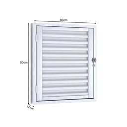 Portinhola Porta Alçapão Aço Laminado 60x80 R120 Evidence - Branco - 3 Portinhola Porta Alçapão Aço Laminado 60x80 R120 Evidence - Branco - 3