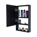 Ver imagem 2 de Armário para Banheiro Lavabo Suez Preto 34cm