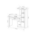 Ver imagem 2 de Escrivaninha p/ Escritório ME4143 c/ 2 Portas e 1 Gaveta Branco - Tecno Mobili