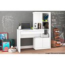 Ver imagem 5 de Escrivaninha p/ Escritório ME4143 c/ 2 Portas e 1 Gaveta Branco - Tecno Mobili