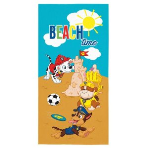 Toalha De Banho Infantil Aveludada Patrulha Canina Menino Lepper