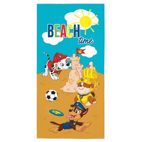 Toalha De Banho Infantil Aveludada Patrulha Canina Menino Lepper