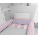 Ver imagem 3 de Kit Berço Enxoval de Bebê Floral Borboletas - Kt567