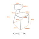 Ver imagem 2 de Cadeira Classica Estofada Cinecittá Fratini