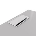 Ver mais imagens de Plataforma de Trabalho Individual com Caixa de Tomadas 135cm Industrial Executive Cinza