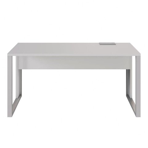 Plataforma de Trabalho Individual com Caixa de Tomadas 135cm Industrial Executive Cinza