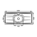 Ver imagem 2 de Pia de Cozinha N4-110 120cm Inox Acompanha Válvula Ghel Plus