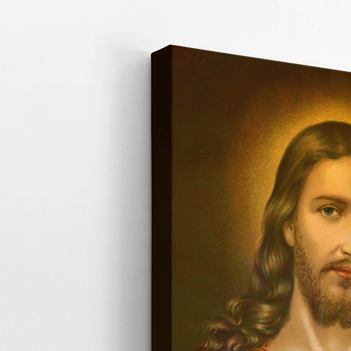 Quadro Sagrado Coração de Jesus Cristo Canvas 140x90cm - 3