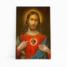Quadro Sagrado Coração de Jesus Cristo Canvas 140x90cm - 1