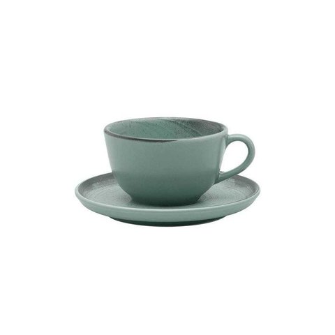Jogo de 6 Xícaras 200 ml com Pires Oxford Flat Pacífico