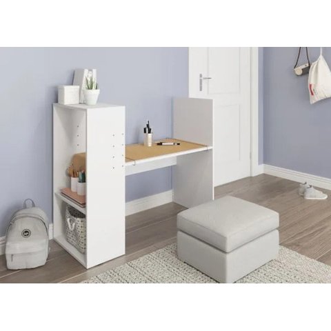 Escrivaninha Infantil Mesa de Desenho Linha KIDS - BE Mobiliário Branco