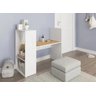 Escrivaninha Infantil Mesa de Desenho Linha KIDS - BE Mobiliário Branco - 1