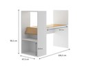 Ver imagem 3 de Escrivaninha Infantil Mesa de Desenho Linha KIDS - BE Mobiliário Branco