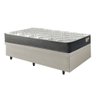 Cama Box com Baú Solteiro 88x188 com Colchão Adapto Molas Ensacadas Ecoflex Courino Linho - 9