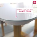 Ver imagem 5 de Conjunto Sala de Jantar 6 Lugares Mesa Slim e Cadeiras Veludo Azul Marinho