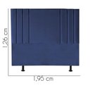 Ver imagem 2 de Cabeceira para Cama Box Casal 1,60 Cm Grécia - Luxo House Azul
